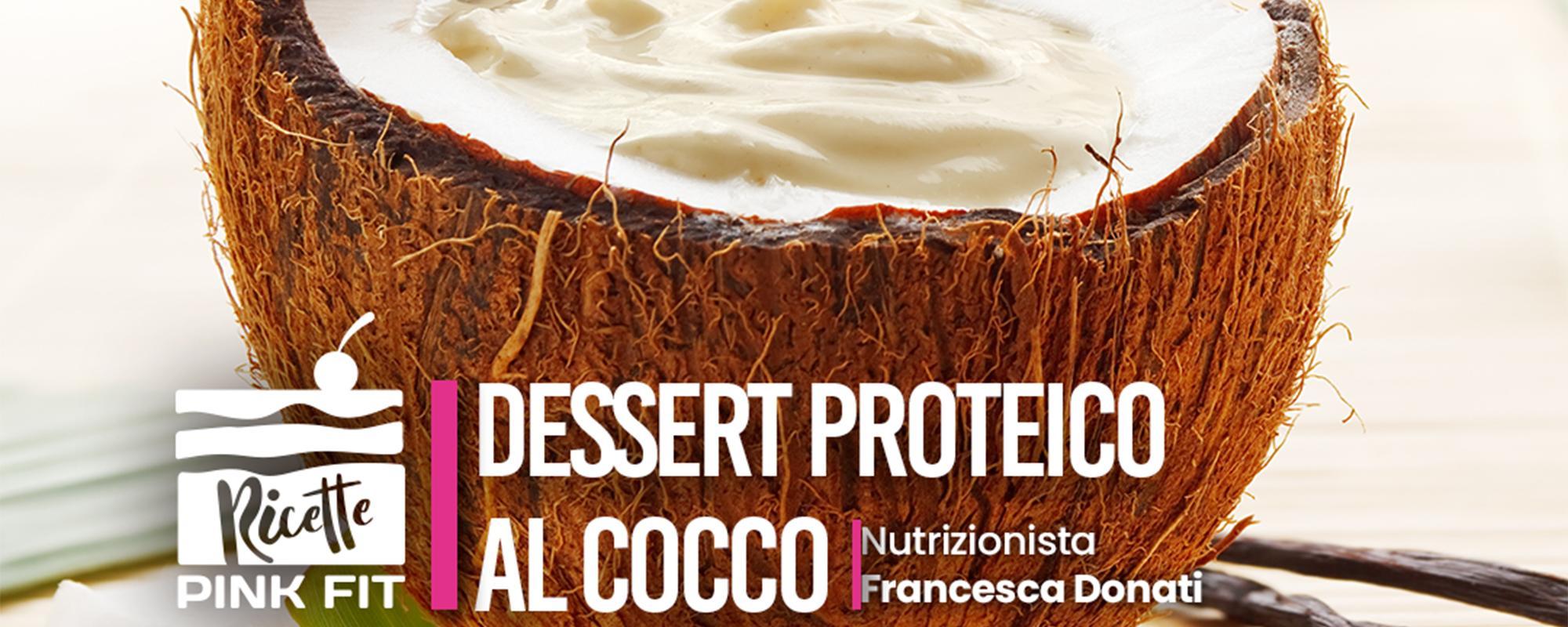 Dessert proteico al cocco
